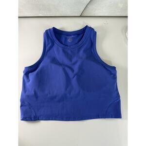 Harmony Balance Blue XL Two Piece Set Sports Bra & Ankle Pants 4-Way Stretch